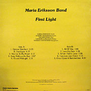 MARIA ERIKSSON BAND / First Light